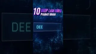 Thumbnail: 10 Deep Learning Final Year Projects with Source Code || 10 Deep Learning Projects with Source Code