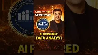 Thumbnail: World’s First Web Series on AI Powered Data Analyst | Career Transformation Series
