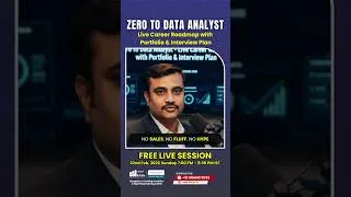 Thumbnail: How to Become a Data Analyst in 2026 (Step-by-Step Roadmap) #shorts