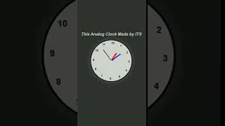 Thumbnail: Analog Clock By Inventive Technical Support || ITS || its || #analogclock #html5 #css #javascript