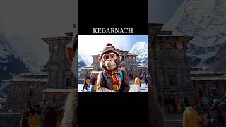 Thumbnail: Monkey Vlog in Kedarnath #shorts #minivlog
