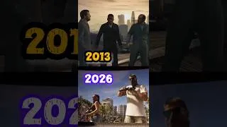 Thumbnail: 13 Years! GTA V (2013) vs GTA VI (2026) #shorts #gta5 #gta6