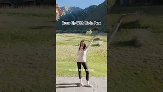 Thumbnail: Get dressed with me outdoors because this view is WILD! #fashion #outfit #dressup #GRWM