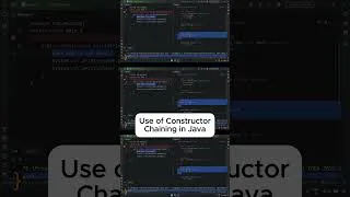 Thumbnail: Use of Constructor Chaining in Java