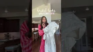 Thumbnail: bridal looks you can RENT on FashionPass 🫶🫶 you can use code ERIN31k for $$ off your first month