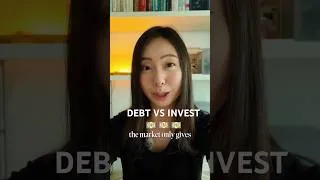 Thumbnail: Invest or Pay off Debt? #personalfinance #helpmemakethismakesense #moneytips