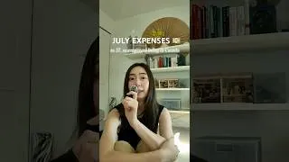 Thumbnail: My July Spend Money Report. 37 unemployed living in Vancouver and this is how much I’m spending!