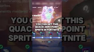 Thumbnail: How to Get the Quack Zero Point Sprite FREE in Fortnite #fortnite #tutorial #tips