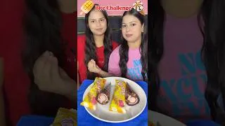 Thumbnail: Ye kya ho gya😂 Ice Cream🍦Bite Challenge😋 Choclate Cornetto,Mango twister😋Challenge🤤#annediaries