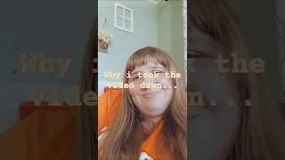 Thumbnail: why I took the video down...