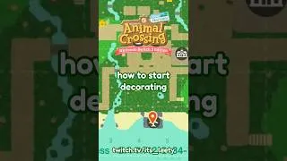 Thumbnail: the most effective way to start decorating your island! #acnh #animalcrossingnewhorizons