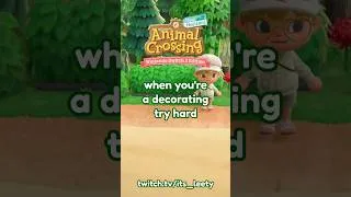 Thumbnail: the only way i can decorate tbh i can’t help it 😭 #acnh #animalcrossingnewhorizons