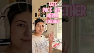Thumbnail: Pack an order with me 😁✨
