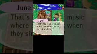 Thumbnail: Never Expected This From June 🎶 #animalcrossingcityfolk  #shorts