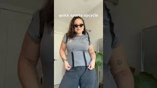 Thumbnail: quick sporty upcycle 🧷