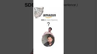 Thumbnail: CRAZY Amazon SDE 2 Salary😱 #shorts #salary