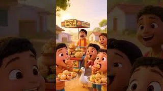 Thumbnail: pani puri laya hu पानी पूरी वाला आया, #shorts #hindibalgeet #india #shortvideos