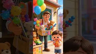 Thumbnail: मेरे प्यारे पापा  Mere Pyare Papa Lovely Song #shorts #hindicartoon #happyfamily  #toddlerlearning