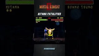 Thumbnail: Mortal Kombat 2 - Kitana Fatalities  #MortalKombat2 #MortalKombat #Fatality