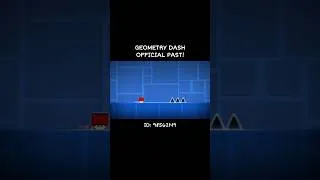Thumbnail: Geometry Dash: Official Past! #geometrydash #gd
