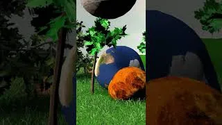 Thumbnail: GIANTS in the Forest! 🪐🌲 Solar System Planet Rain #shorts