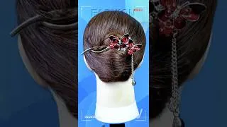 Thumbnail: Simple Hairstyle, Stunning Result 🌸#hairstyle #updo #easyhairstyle #shorts #diyhairstyle