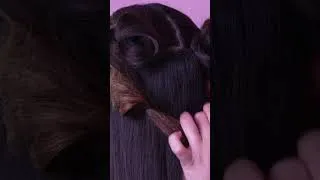 Thumbnail: Perfectionist Rose Ponytails & Braids Hairstyling #hairstyle  #asmrrealperson #asmrrelax