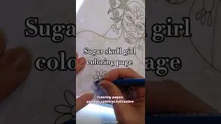 Thumbnail: La Calavera Catrina 💀🌹 coloring page
