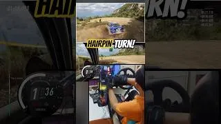Thumbnail: it's TIME to make some HAIRPIN 🥵 #simracing #rally #onboard #subaru #wrc #g923 #flatout #dirtrally2