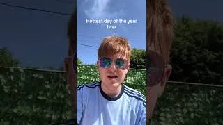 Thumbnail: How Am I Handling the UK Heat as a Ginger Man? #scotland #funny #heatwave