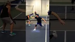 Thumbnail: Hitting a sharp angle dink winner #pickleball  #shorts #engagepickleball #pickleballhighlights