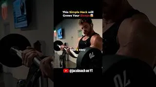 Thumbnail: Bicep growth hack #shorts