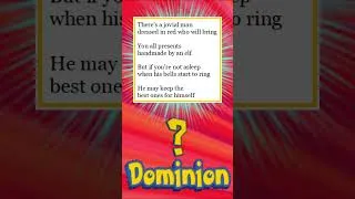 Thumbnail: Dominion Advent Riddle #25 🎄 #dominion #riddle #boardgames