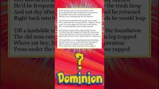 Thumbnail: Dominion Advent Riddle #23 #dominion #riddle #boardgames