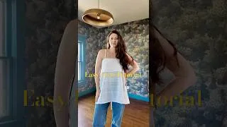 Thumbnail: If you’ve been looking for an easy sewing project for summer, here it is! #sewing #sewingtutorial