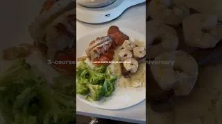 Thumbnail: mozzarella bites, surf & turf, and single-serve lava cake 😋
