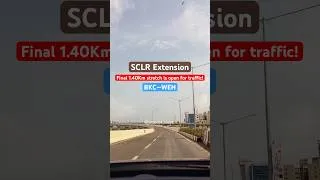 Thumbnail: SCLR’s NEW 1.4 KM Stretch OPEN! 🚨 WEH to BKC Direct Connectivity | Mumbai