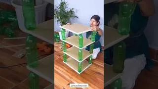 Thumbnail: I Made This Colorful Shoe Rack From Scratch 😍🌈 | DIY Home Decor #Shorts