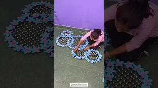 Thumbnail: 🌸 DIY Wall Decor with Flowers 😍✨ | Amazing Craft Idea #Shorts #DIY