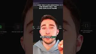 Thumbnail: How this flow identifies and marks only the bad duplicate rows #Shorts