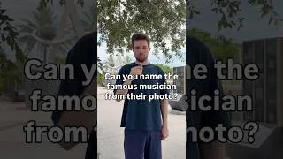 Thumbnail: Can I name the musician from a photo? #shorts