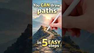 Thumbnail: You CAN draw paths in 5 EASY steps  #procreatetutorial  #procreatedrawing  #procreatepainting