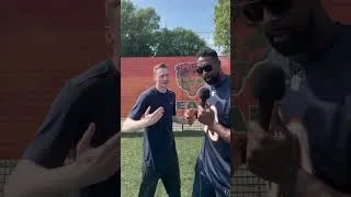 Thumbnail: Charles Tillman stuns journalist with 'Peanut Punch' tutorial