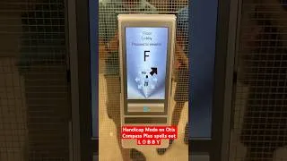 Thumbnail: Handicap Mode on this Otis Compass Plus #elevator spells out L O B B Y (Tampa FL)
