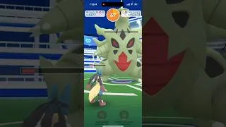 Thumbnail: Soloing Mega Tyranitar on Pokémon GO #Shorts #Shortsvideo #Shortvideo #pokemongo