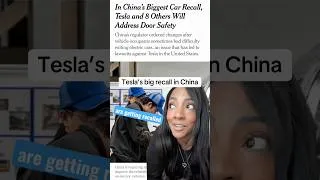 Thumbnail: Tesla cars on massive recall in China #tesla #china