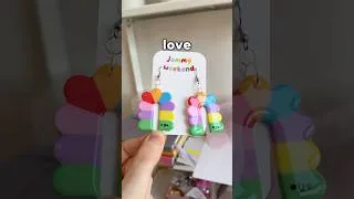 Thumbnail: let’s make some clay earrings! #craft #handmade #handmade #polymerclay #art #clay #smallbusiness