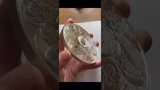 Thumbnail: Great Britain UK Royal Mint 10oz .9999 Fine Silver Queens Beast Completer Silver Coin quick look
