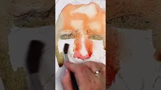 Thumbnail: Watercolor portrait process - first wash application - full sketching & painting demo (Skillshare)