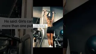 Thumbnail: 10 Pull-Ups in a Row | Girls Can Do It Too🔥💪 #pullups
